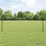 vidaXL Hek met Paal Groen