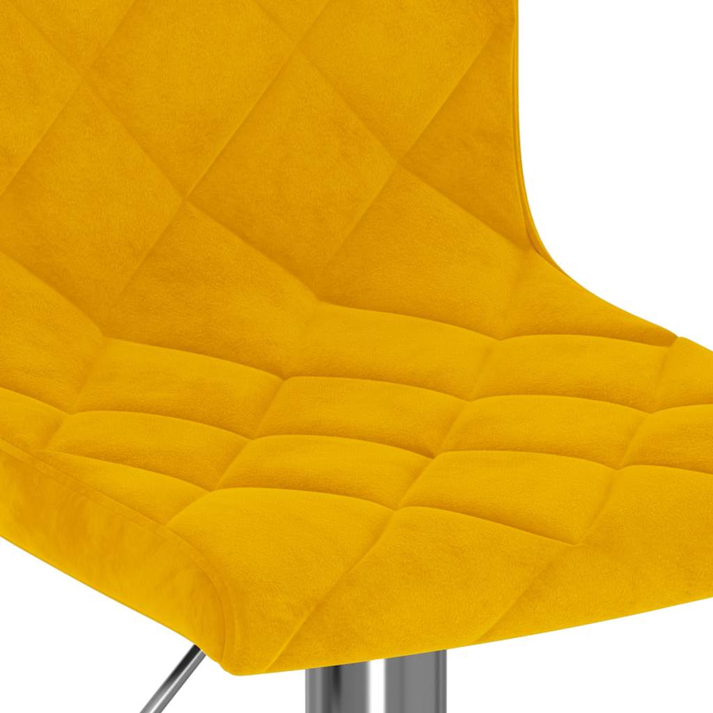 vidaXL Barkrukken 2 st fluweel zwart