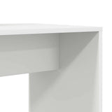 vidaXL Bureau met plank Wit 138,5 x 55 x 143 cm Bewerkt hout