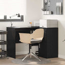 vidaXL Hoekbureau met lade Wit 102 x 88 x 75 cm