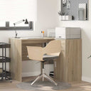 vidaXL Hoekbureau met lade Wit 102 x 88 x 75 cm
