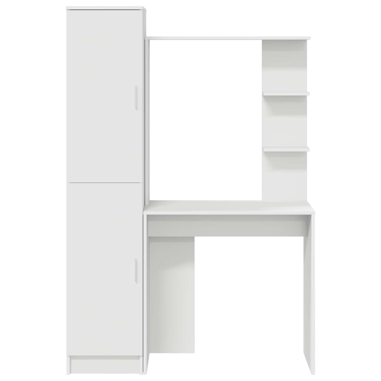 vidaXL Bureau 2 pcs Wit