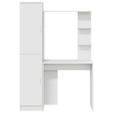 vidaXL Bureau 2 pcs Wit