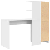 vidaXL Desk 2 pcs White