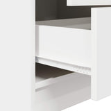 vidaXL Bureau met lade 2 pcs Wit