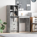 vidaXL Bureau met lade 2 pcs Wit