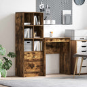 vidaXL Bureau met lade 2 pcs Wit