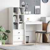 vidaXL Bureau met lade 2 pcs Wit