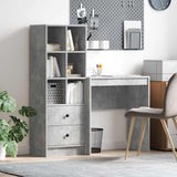 vidaXL Bureau met lade 2 pcs Wit