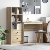 vidaXL Bureau met lade 2 pcs Wit