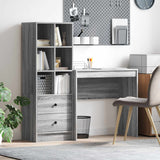 vidaXL Bureau met lade 2 pcs Wit