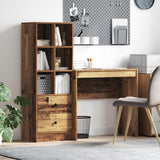 vidaXL Bureau met lade 2 pcs Wit