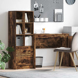 vidaXL Bureau met lade 2 pcs Wit