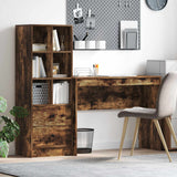 vidaXL Bureau met lade 2 pcs Wit