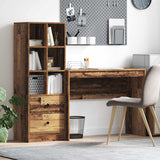vidaXL Bureau met lade 2 pcs Wit