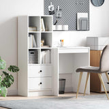 vidaXL Bureau met lade 2 pcs Wit
