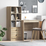 vidaXL Bureau met lade 2 pcs Wit
