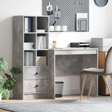 vidaXL Bureau met lade 2 pcs Wit