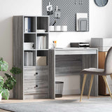 vidaXL Bureau met lade 2 pcs Wit