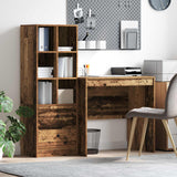 vidaXL Bureau met lade 2 pcs Wit