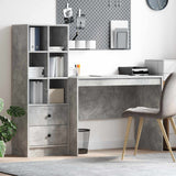 vidaXL Bureau met lade 2 pcs Wit