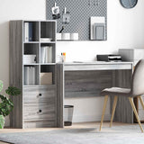 vidaXL Bureau met lade 2 pcs Wit