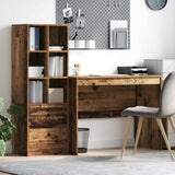 vidaXL Bureau met lade 2 pcs Wit