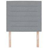 vidaXL Hoofdbord Lichtgrijs 80 cm Stof