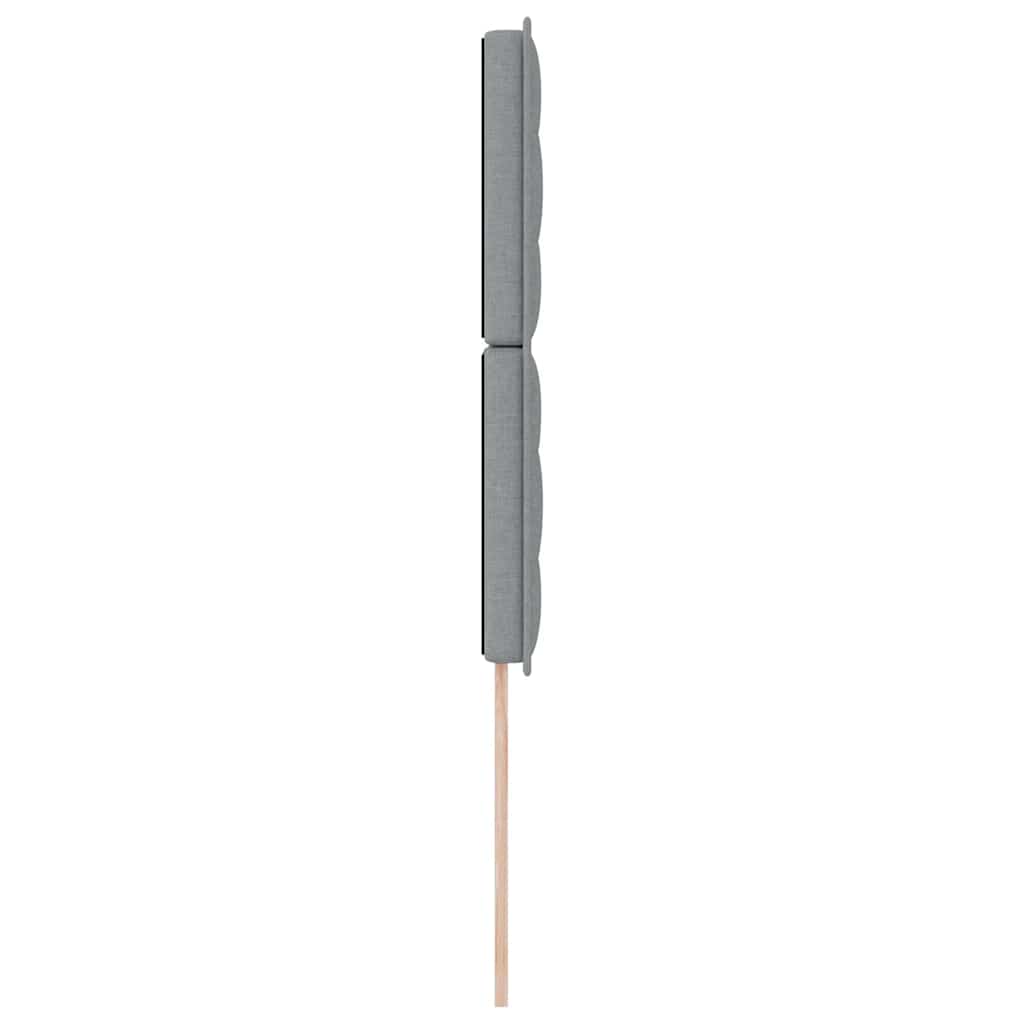 vidaXL Hoofdbord Lichtgrijs 80 cm Stof