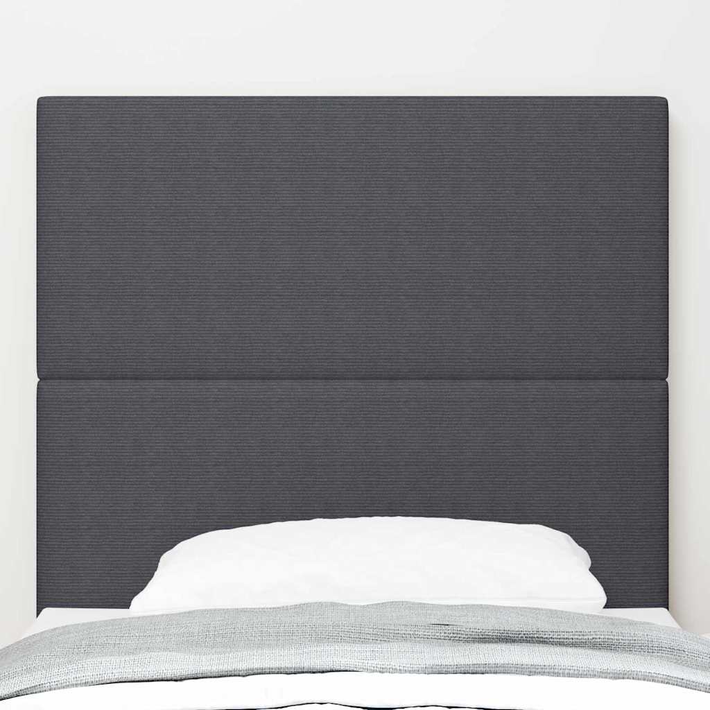 vidaXL Hoofdbord Lichtgrijs 80 cm Corduroy stof