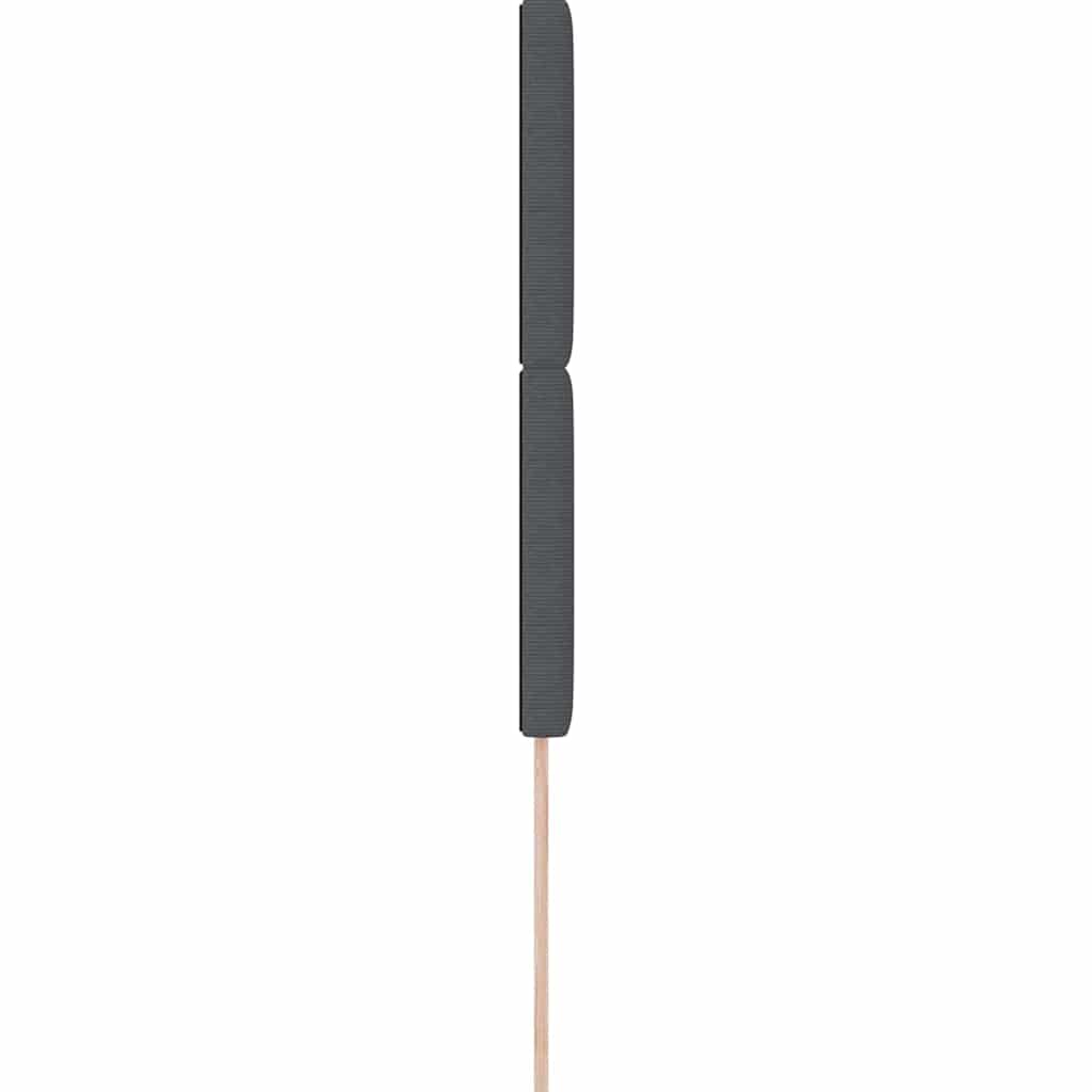 vidaXL Hoofdbord Lichtgrijs 80 cm Corduroy stof