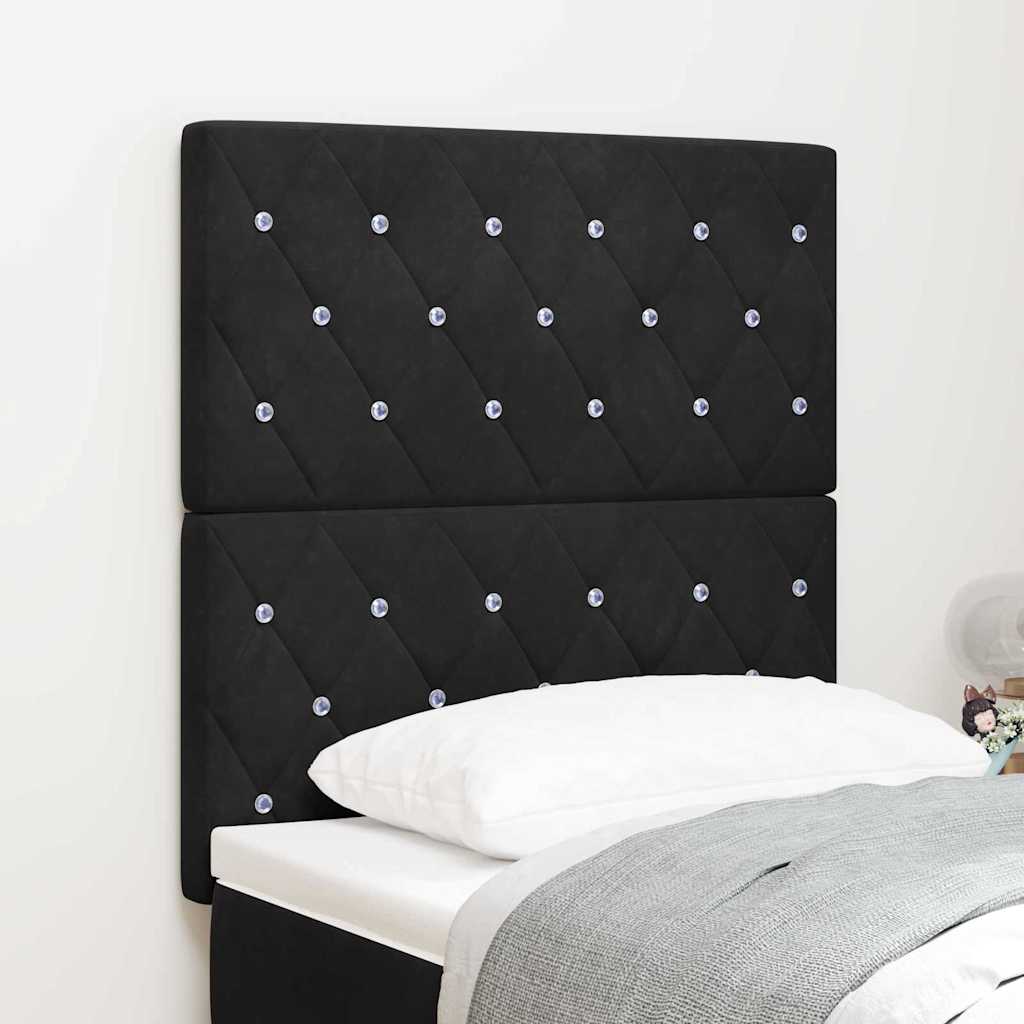 vidaXL Hoofdbord Lichtgrijs 80 cm Fluweel