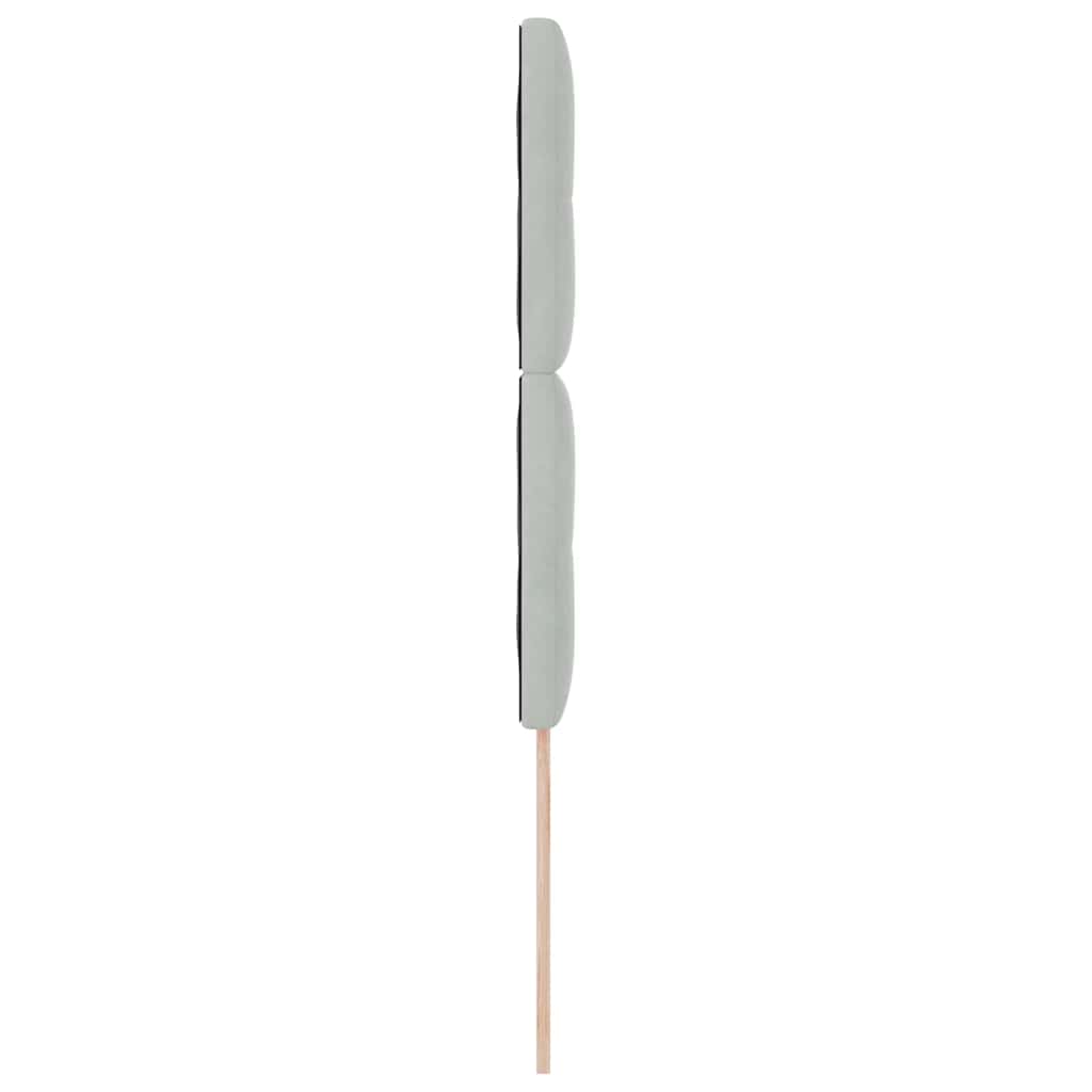 vidaXL Hoofdbord Lichtgrijs 80 cm Fluweel