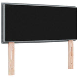 vidaXL LED Hoofdbord met LED -striplichten Lichtgrijs 80 cm Polyester