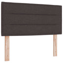 vidaXL LED Hoofdbord met LED -striplichten Lichtgrijs 80 cm Polyester