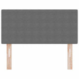 vidaXL LED Headboard with LED Strip Lights Light Grey 80 cm Polyester