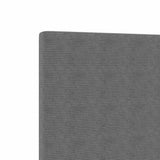vidaXL LED Headboard with LED Strip Lights Light Grey 80 cm Polyester