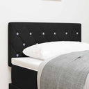 vidaXL LED Headboard with LED Strip Lights Light Grey 80 cm Polyester