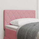 vidaXL LED Headboard with LED Strip Lights Light Grey 80 cm Polyester