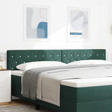 vidaXL LED Headboard with LED Strip Lights Light Grey 80 cm Polyester