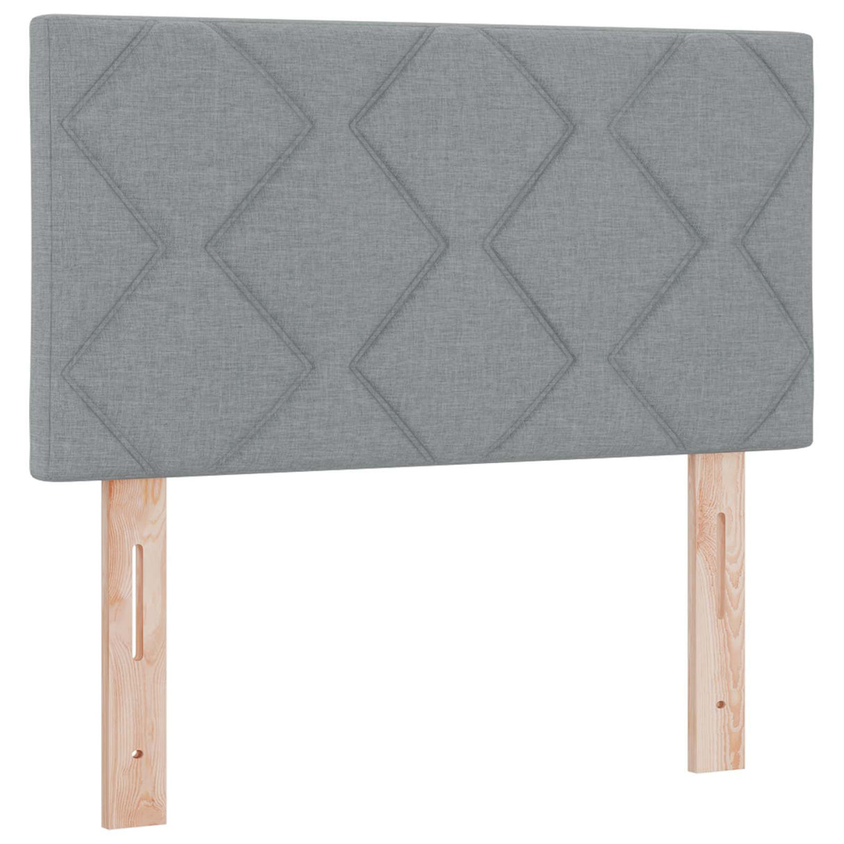 vidaXL Hoofdbord Lichtgrijs 80 cm Stof