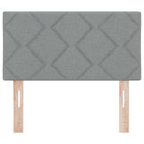 vidaXL Hoofdbord Lichtgrijs 80 cm Stof