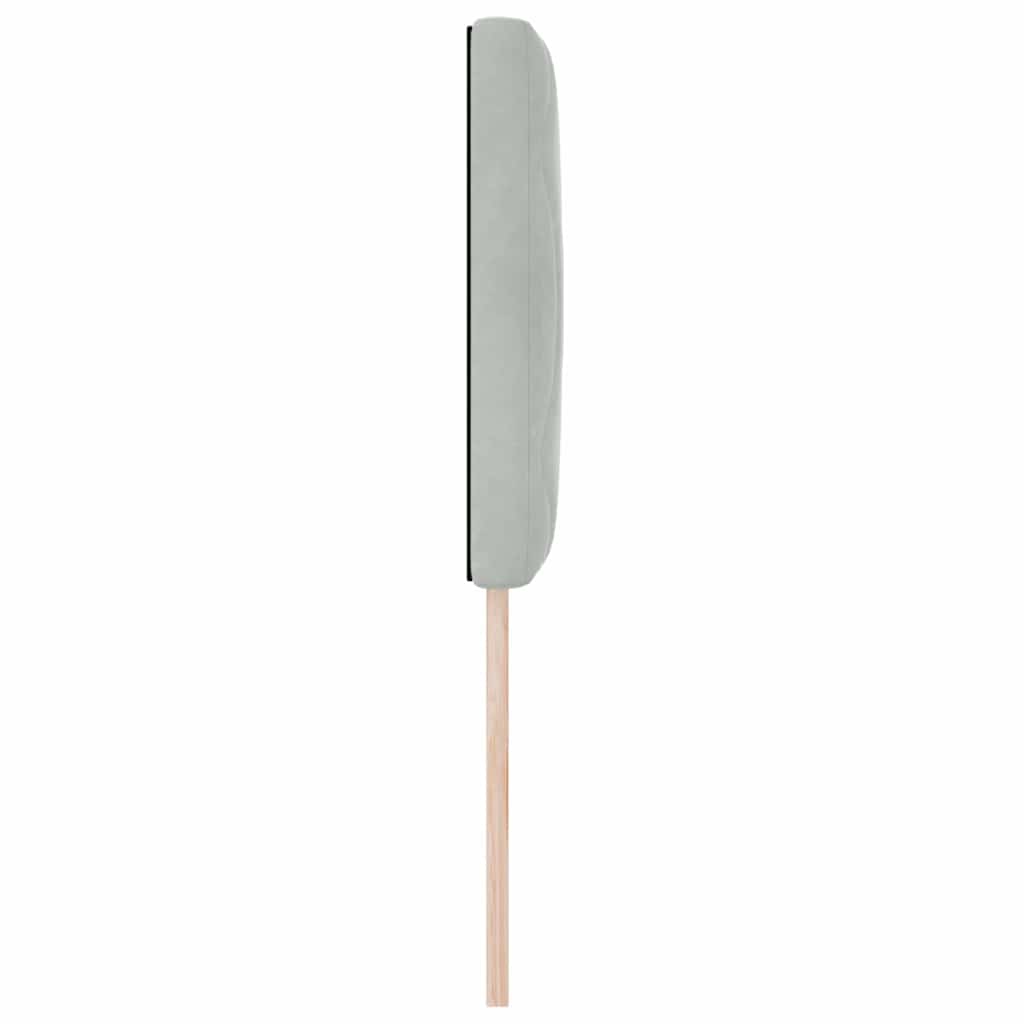vidaXL LED Hoofdbord Lichtgrijs 80 cm Kunstleer