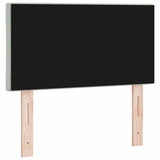 vidaXL LED Hoofdbord Lichtgrijs 80 cm Kunstleer