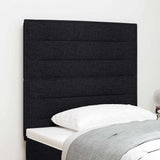 vidaXL LED Hoofdbord met LED -striplichten Lichtgrijs 80 cm Polyester