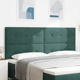 vidaXL LED Hoofdbord met LED -striplichten Lichtgrijs 80 cm Polyester