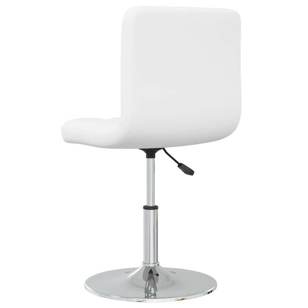 vidaXL Barkruk kunstleer wit