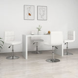 vidaXL Eetkamerstoelen 6 st kunstleer wit