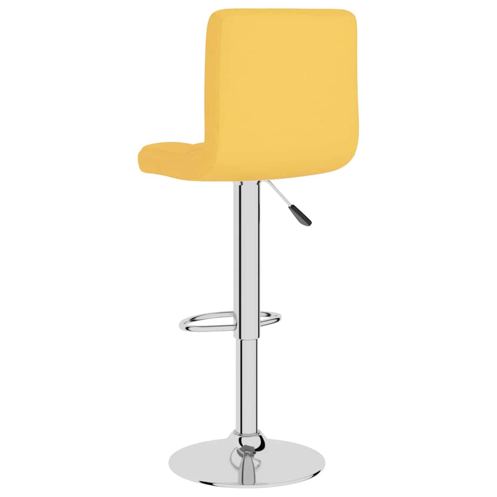 vidaXL Barkruk stof lichtgrijs