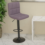 vidaXL Bar Stool Fabric Dark Grey